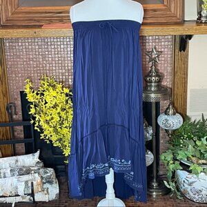 Convertible Strapless Dress Maxi Skirt Knox Rose